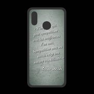 Coque  Huawei P20 Lite PREMIUM Sympathiser Vert Citation Oscar Wilde