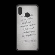 Coque  Huawei P20 Lite PREMIUM Chaque fois Gris Citation Oscar Wilde