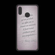 Coque  Huawei P20 Lite PREMIUM Chaque fois Rose Citation Oscar Wilde