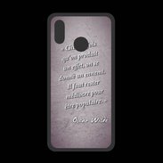 Coque  Huawei P20 Lite PREMIUM Chaque fois Violet Citation Oscar Wilde