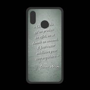 Coque  Huawei P20 Lite PREMIUM Chaque fois Vert Citation Oscar Wilde
