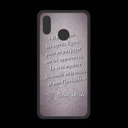 Coque  Huawei P20 Lite PREMIUM Esprits légers Violet Citation Oscar Wilde