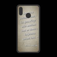 Coque  Huawei P20 Lite PREMIUM Les vieux Sepia Citation Oscar Wilde