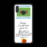 Coque  Huawei P20 Lite PREMIUM Merci l'arbitre Bonus offensif-défensif Blanc