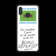 Coque  Huawei P20 Lite PREMIUM 1 point bonus offensif-défensif Blanc