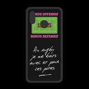 Coque  Huawei P20 Lite PREMIUM Les potes Bonus offensif-défensif Noir