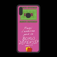 Coque  Huawei P20 Lite PREMIUM Merci l'arbitre Bonus offensif-défensif Rose