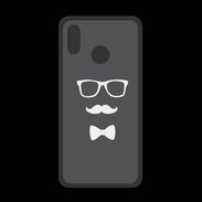 Coque  Huawei P20 Lite PREMIUM moustache & noeud 2