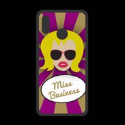 Coque  Huawei P20 Lite PREMIUM Miss business Blonde