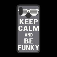 Coque  Huawei P20 Lite PREMIUM Keep Calm Funky Gris