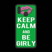 Coque  Huawei P20 Lite PREMIUM Keep Calm Girly Vert