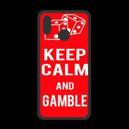 Coque  Huawei P20 Lite PREMIUM Keep Calm Gamble Rouge