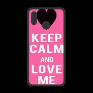 Coque  Huawei P20 Lite PREMIUM Keep Calm Love me Rose