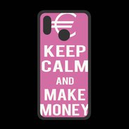 Coque  Huawei P20 Lite PREMIUM Keep Calm Make money Rose