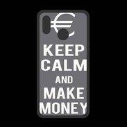 Coque  Huawei P20 Lite PREMIUM Keep Calm Make money Gris