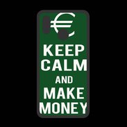 Coque  Huawei P20 Lite PREMIUM Keep Calm Make money Vert