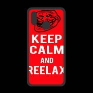 Coque  Huawei P20 Lite PREMIUM Keep Calm Reelax Rouge