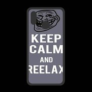 Coque  Huawei P20 Lite PREMIUM Keep Calm Reelax Gris