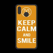 Coque  Huawei P20 Lite PREMIUM Keep Calm Smile Orange