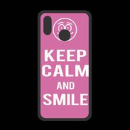 Coque  Huawei P20 Lite PREMIUM Keep Calm Smile Rose