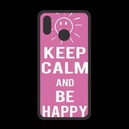 Coque  Huawei P20 Lite PREMIUM Keep Calm Be Happy Rose
