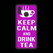 Coque  Huawei P20 Lite PREMIUM Keep Calm Drink Tea Violet