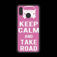 Coque  Huawei P20 Lite PREMIUM Keep Calm Take Road Rose