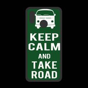 Coque  Huawei P20 Lite PREMIUM Keep Calm Take road Vert