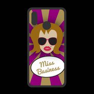 Coque  Huawei P20 Lite PREMIUM Miss business Rousse