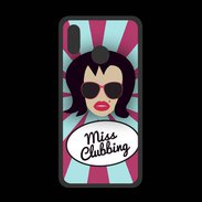 Coque  Huawei P20 Lite PREMIUM Miss Clubbing Brune