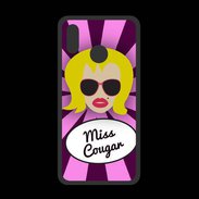 Coque  Huawei P20 Lite PREMIUM Miss Cougar Blonde