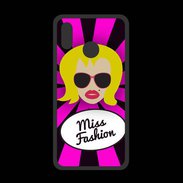 Coque  Huawei P20 Lite PREMIUM Miss Fashion Blonde