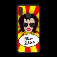 Coque  Huawei P20 Lite PREMIUM Miss Latina Brune