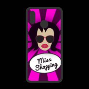 Coque  Huawei P20 Lite PREMIUM Miss Shopping Brune