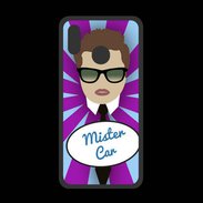 Coque  Huawei P20 Lite PREMIUM Mister Car Chatain