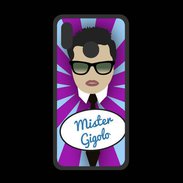 Coque  Huawei P20 Lite PREMIUM Mister Gigolo Brun