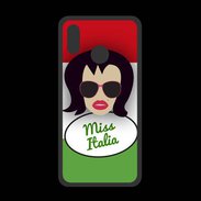 Coque  Huawei P20 Lite PREMIUM Miss Italie Brune