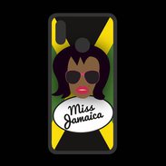 Coque  Huawei P20 Lite PREMIUM Miss Jamaica Black