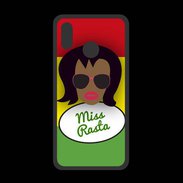 Coque  Huawei P20 Lite PREMIUM Miss Rasta Black