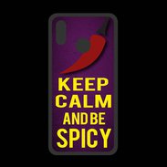 Coque  Huawei P20 Lite PREMIUM Keep Calm and Be Spicy Violet
