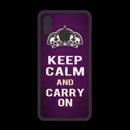 Coque  Huawei P20 Lite PREMIUM Keep Calm and Carry on Violet