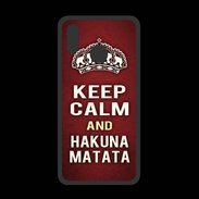 Coque  Huawei P20 Lite PREMIUM Keep Calm and Hakuna Matata Rouge