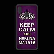Coque  Huawei P20 Lite PREMIUM Keep Calm and Hakuna Matata Violet