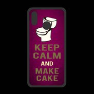 Coque  Huawei P20 Lite PREMIUM Keep Calm and Make cake Rose