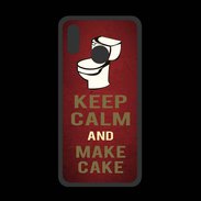 Coque  Huawei P20 Lite PREMIUM Keep Calm and Make cake Rouge
