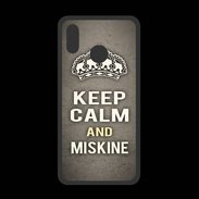 Coque  Huawei P20 Lite PREMIUM Keep Calm and Miskine Gris