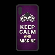 Coque  Huawei P20 Lite PREMIUM Keep Calm and Miskine Violet