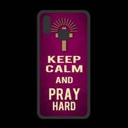 Coque  Huawei P20 Lite PREMIUM Keep Calm and Pray Christian Rose