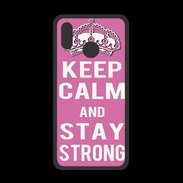Coque  Huawei P20 Lite PREMIUM Keep Calm and Stay strong Rose