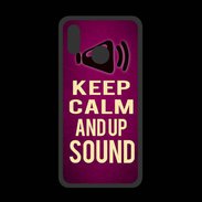 Coque  Huawei P20 Lite PREMIUM Keep Calm and Up Sound Rose